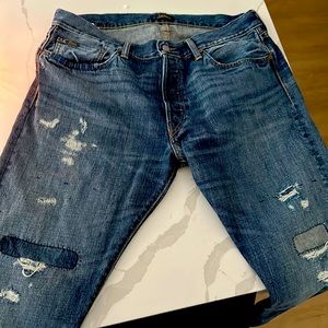 Ralph Lauren Men's Distressed Jeans Size 34x34